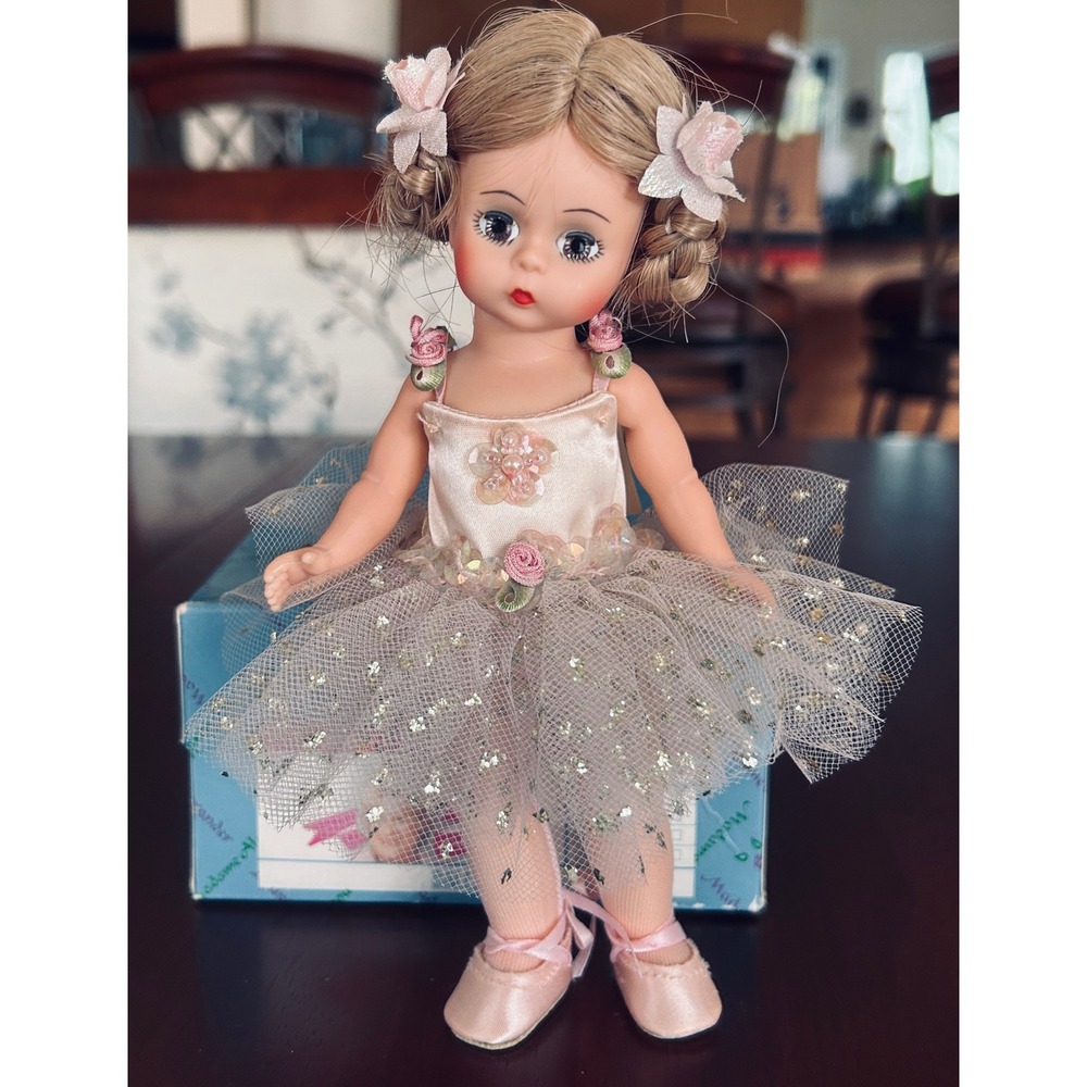 Madame Alexander Ballerina Doll Vinyl 8in Pink Excellent Vintage Balletcore